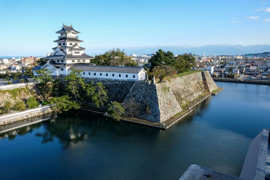 Imabari Castle and moat