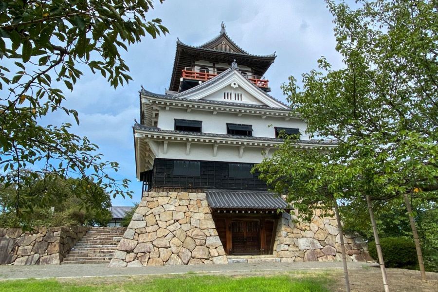 Kawanoe Castle back view