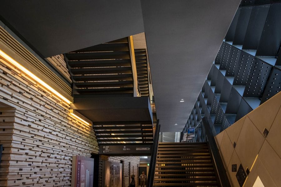 Kochi Castle Museum of History interior materials