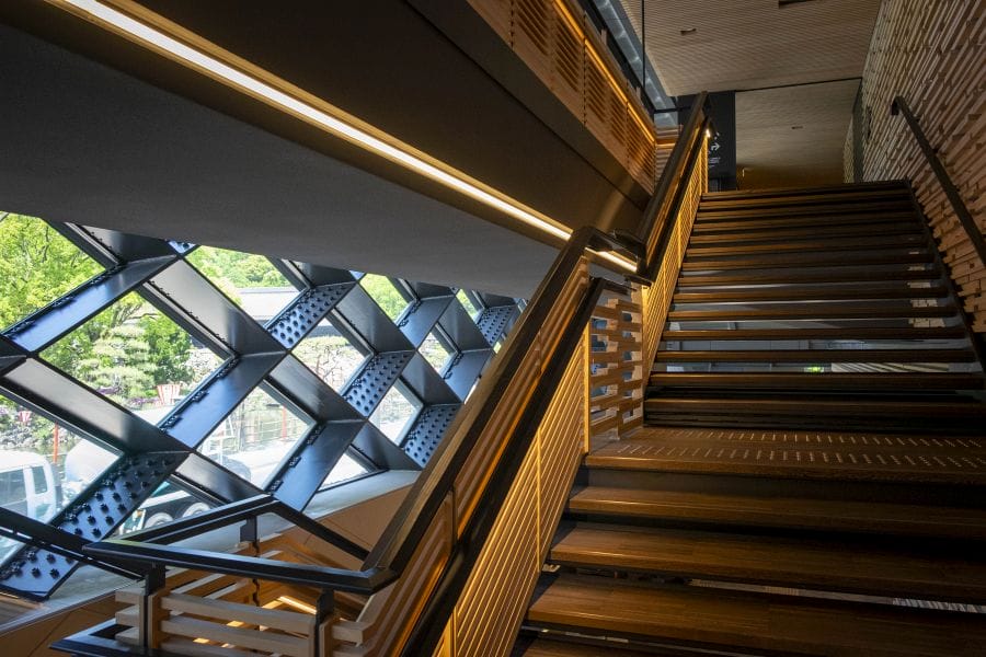 Kochi Castle Museum of History stairs