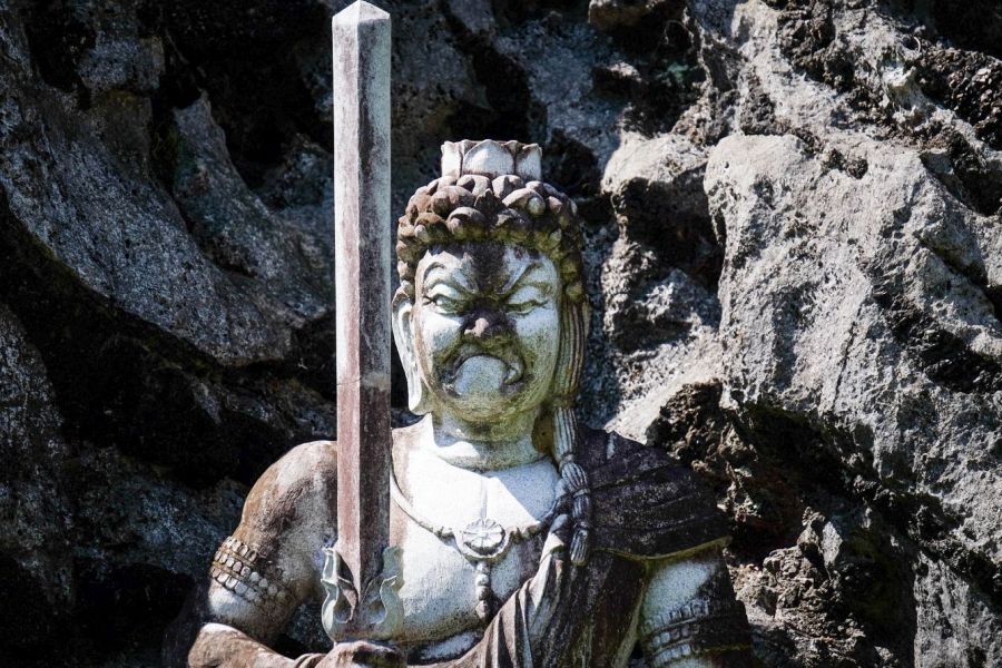 T32 Zenjibu ji Temple Fudo Myo statue