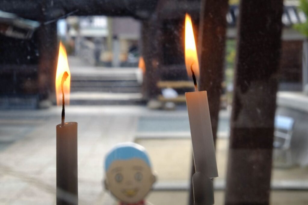 T48 Sairin ji Temple candles