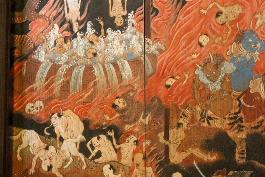 T52 Taisan ji Temple belfry hell scene