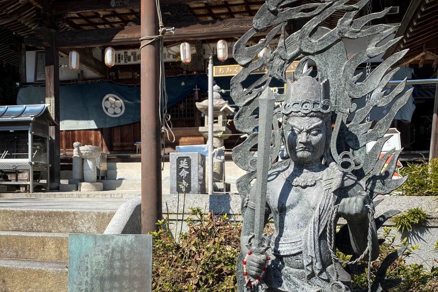 T54 Enmei ji Temple Fudo Myoo statue