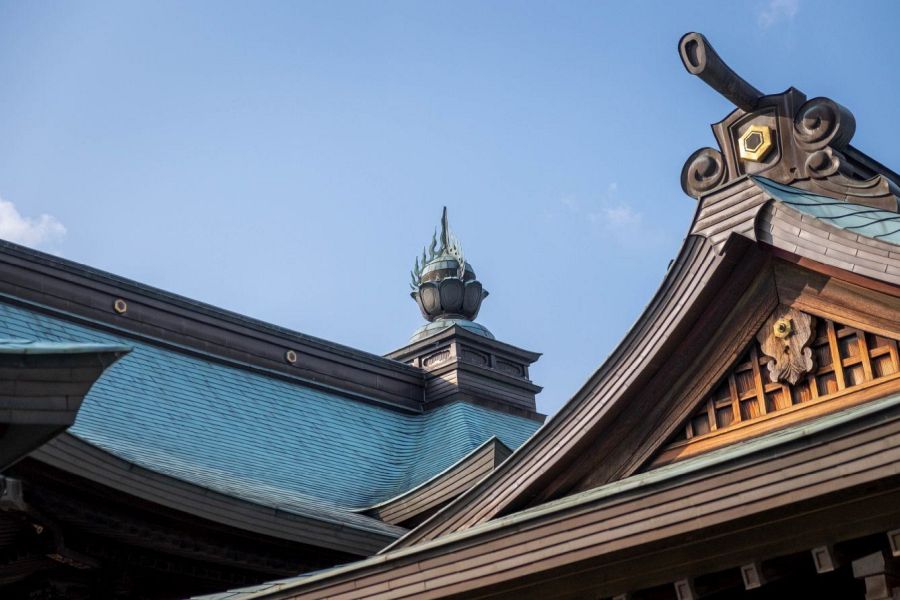 T62 Hoju ji Temple roof ornaments