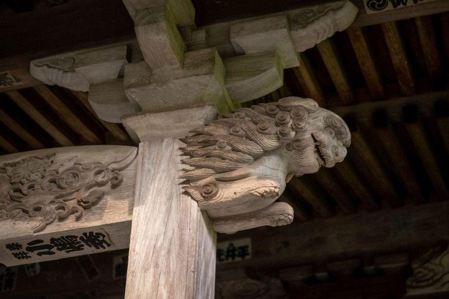T71 Iyadani ji Temple lion carving