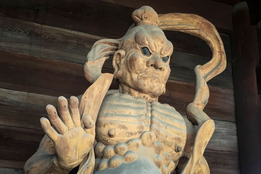 T77 Doryu ji Temple Nio guardian 2