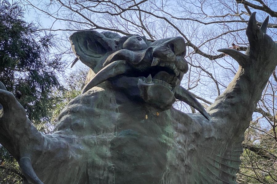 T82 Negoro ji Temple ushioni closeup
