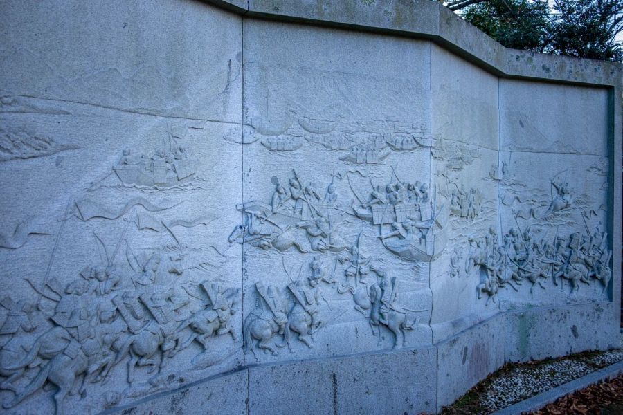 T84 Yashima ji Temple Genpei war relief