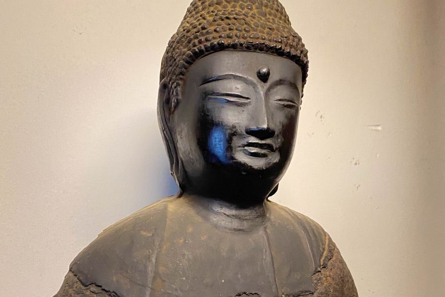 T87 Nagao ji Temple lacquered Buddha