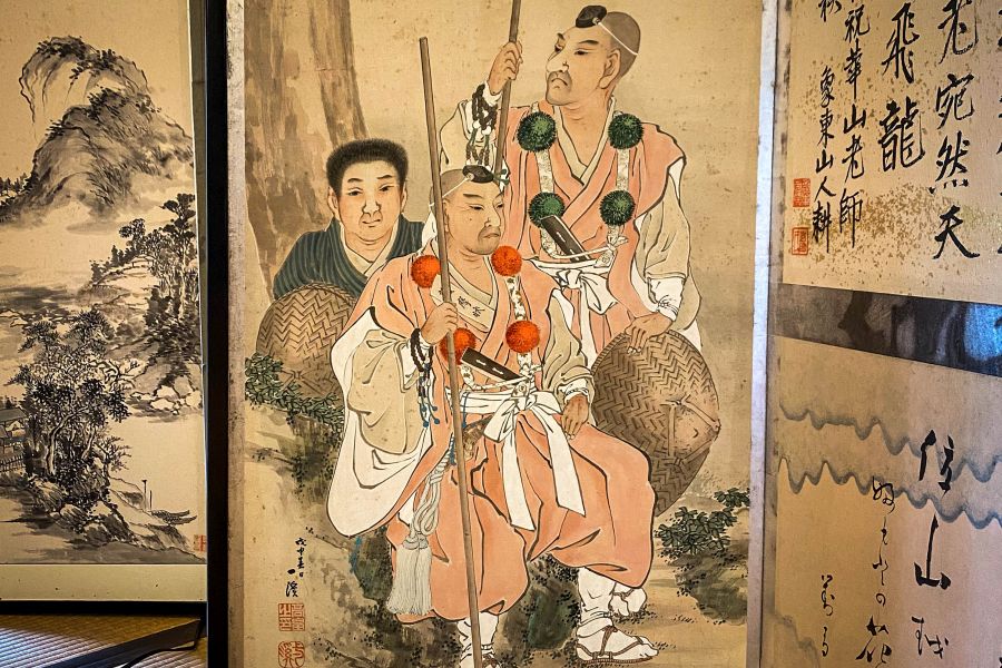 T87 Nagao ji Temple shugenja painting