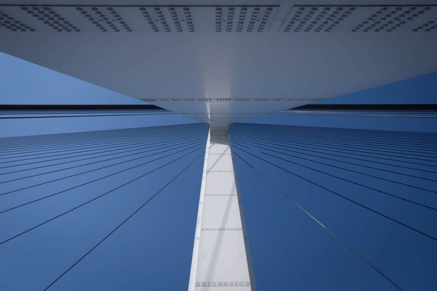 Tatara bridge abstract