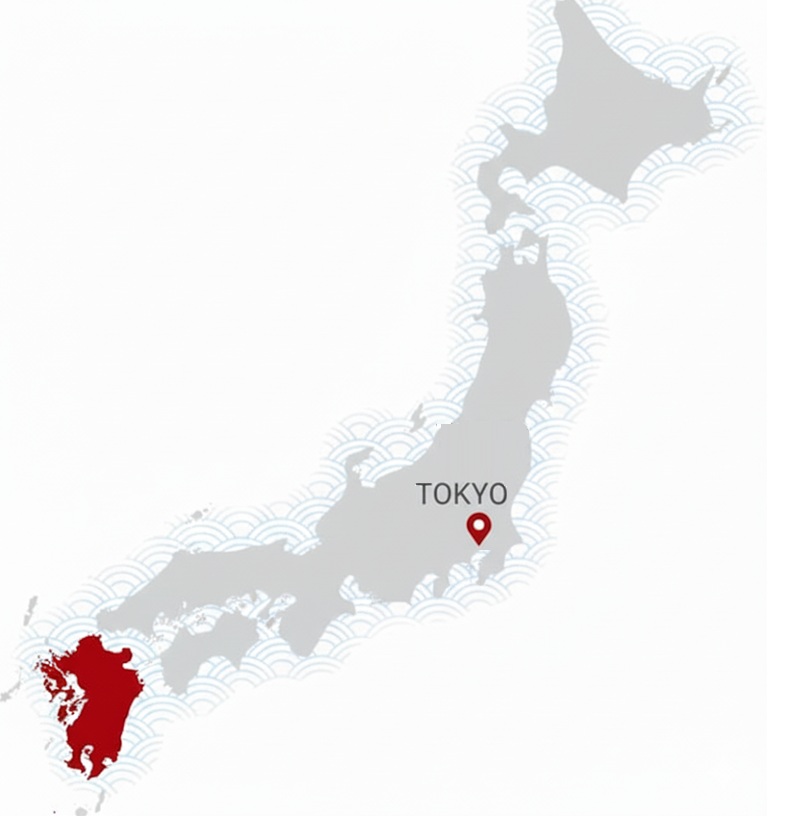 Map Kyushu