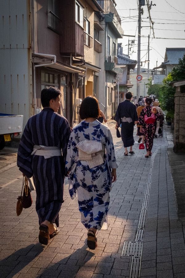 Mitsuhama festival goers