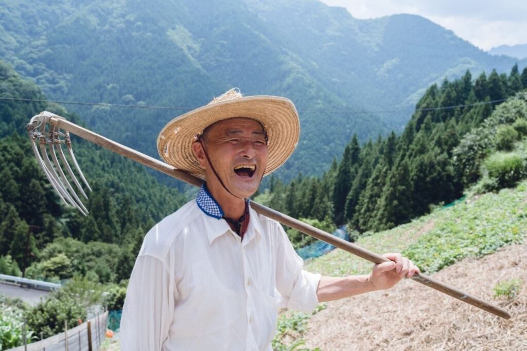 Sustainability in Shikoku elderly farmer