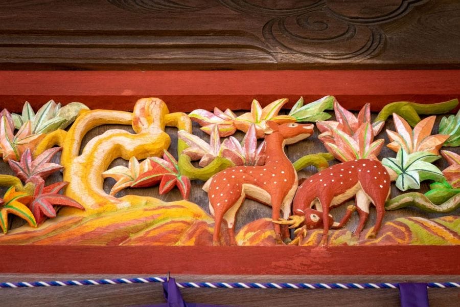 T5 Jizo ji Temple painted wood carving