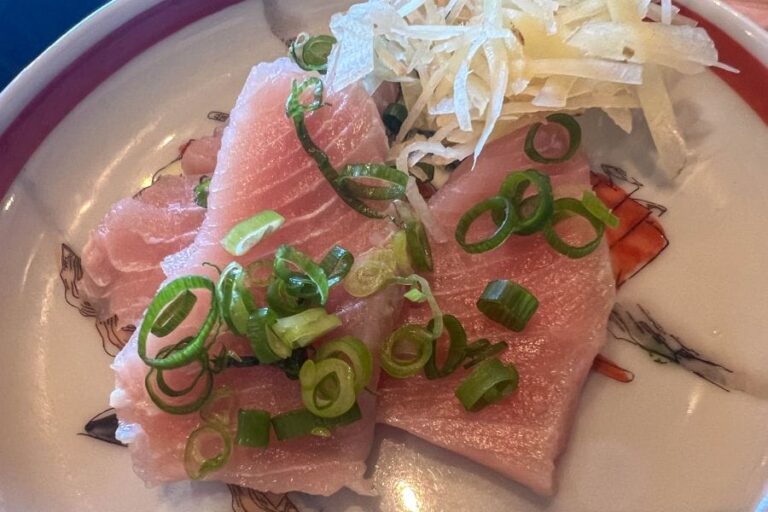 Wani shark meat sashimi