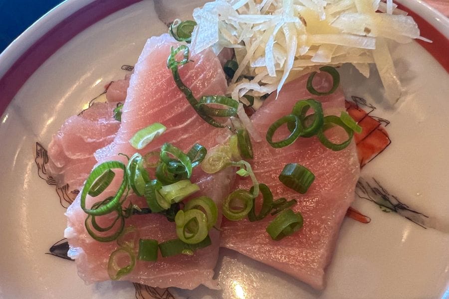 Wani shark meat sashimi