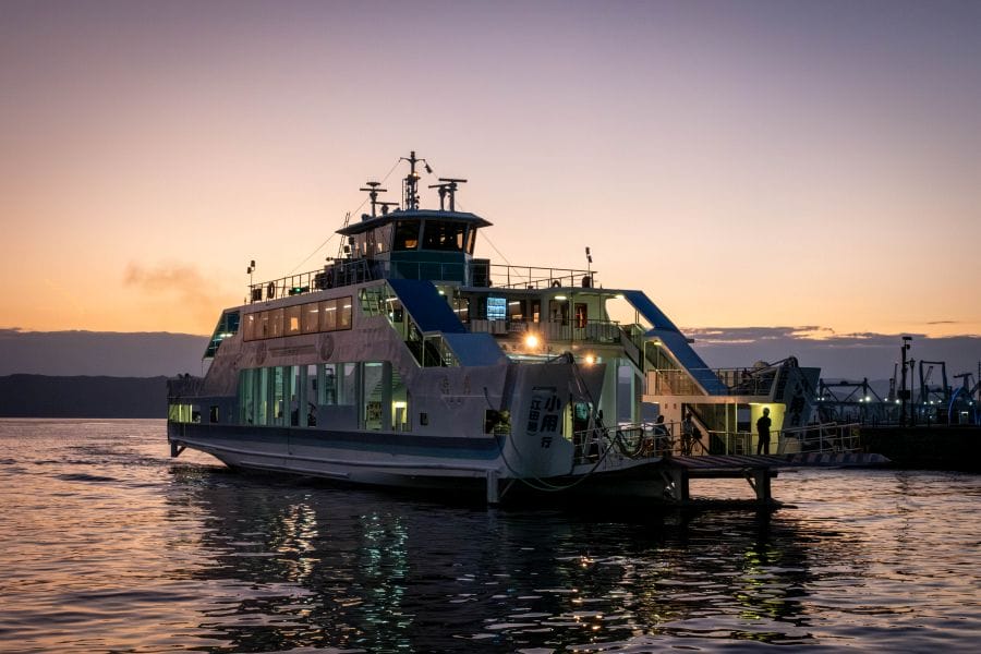 Bunker supply cruise RORO ferry