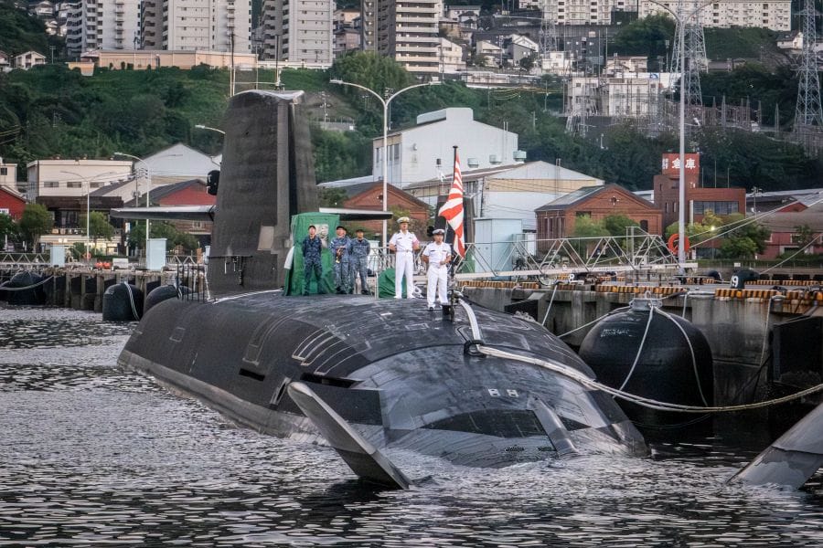 Bunker supply cruise submarine