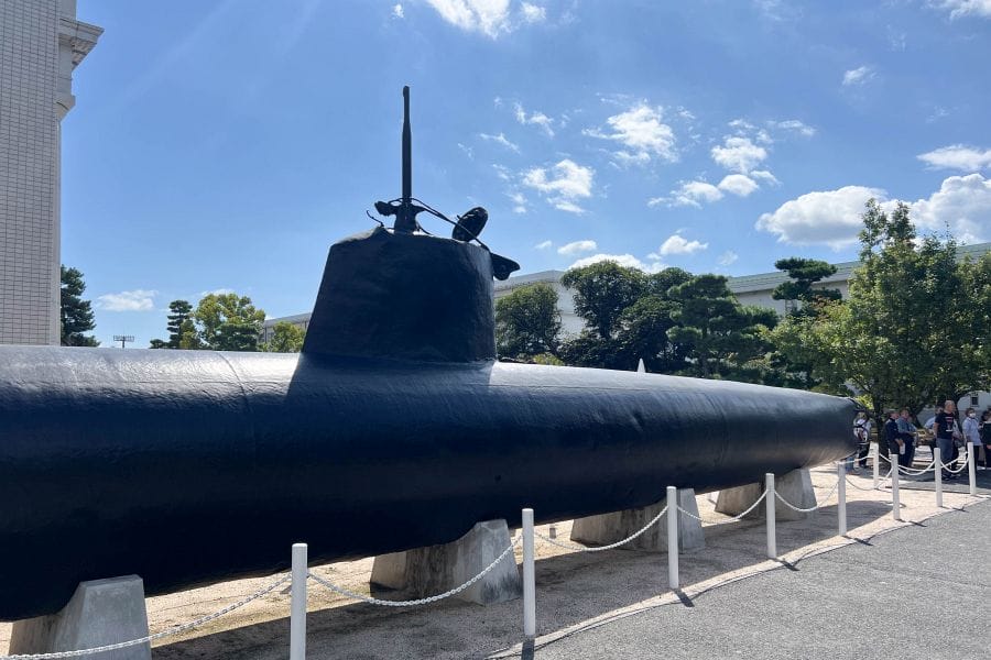 Etajima Naval Academy Pearl Harbor minisub side view