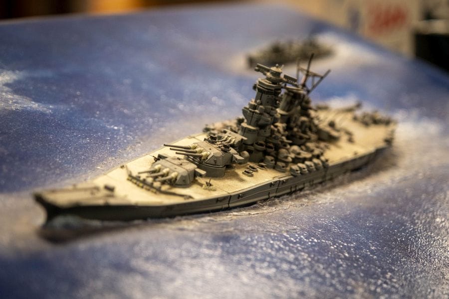 Etajima Naval Academy Yamato diorama