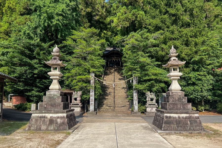 Miyoshi Higumayama hike Dasai Shrine