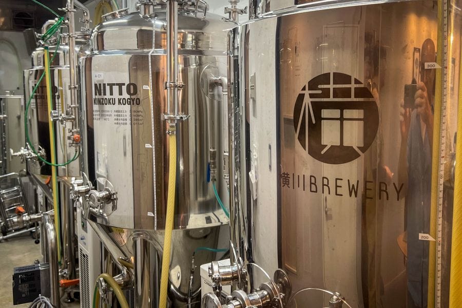 Yokogawa Brewery tanks