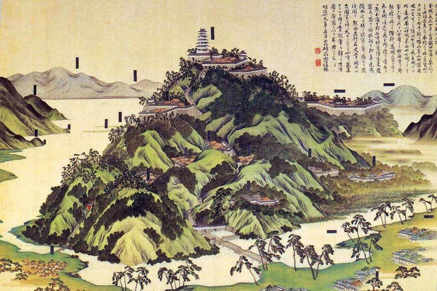 Azuchi Castle medieval view