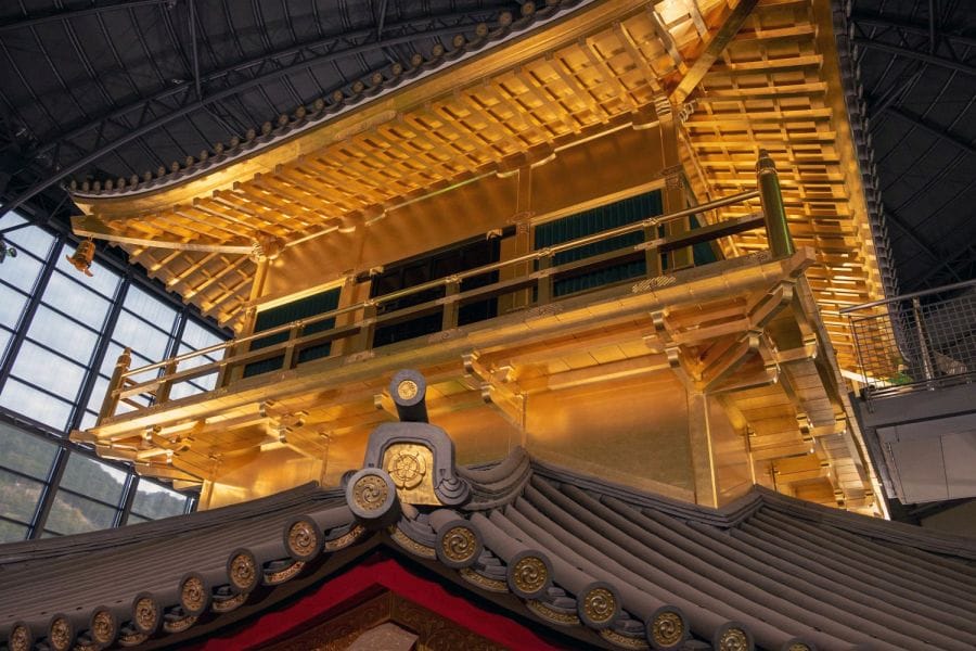 Azuchi Castle reconstructed golden keep