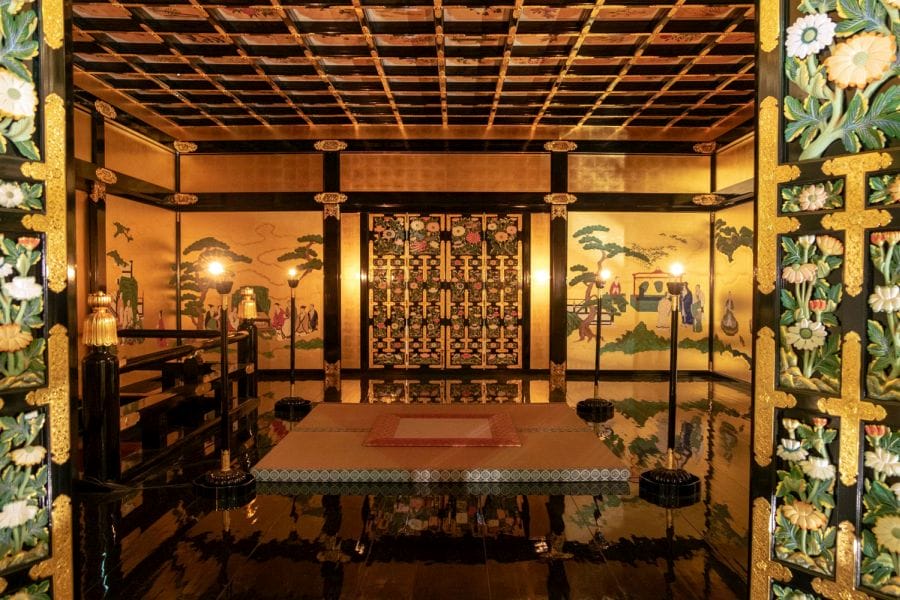 Azuchi Castle reconstruction of Nobunaga's apartments