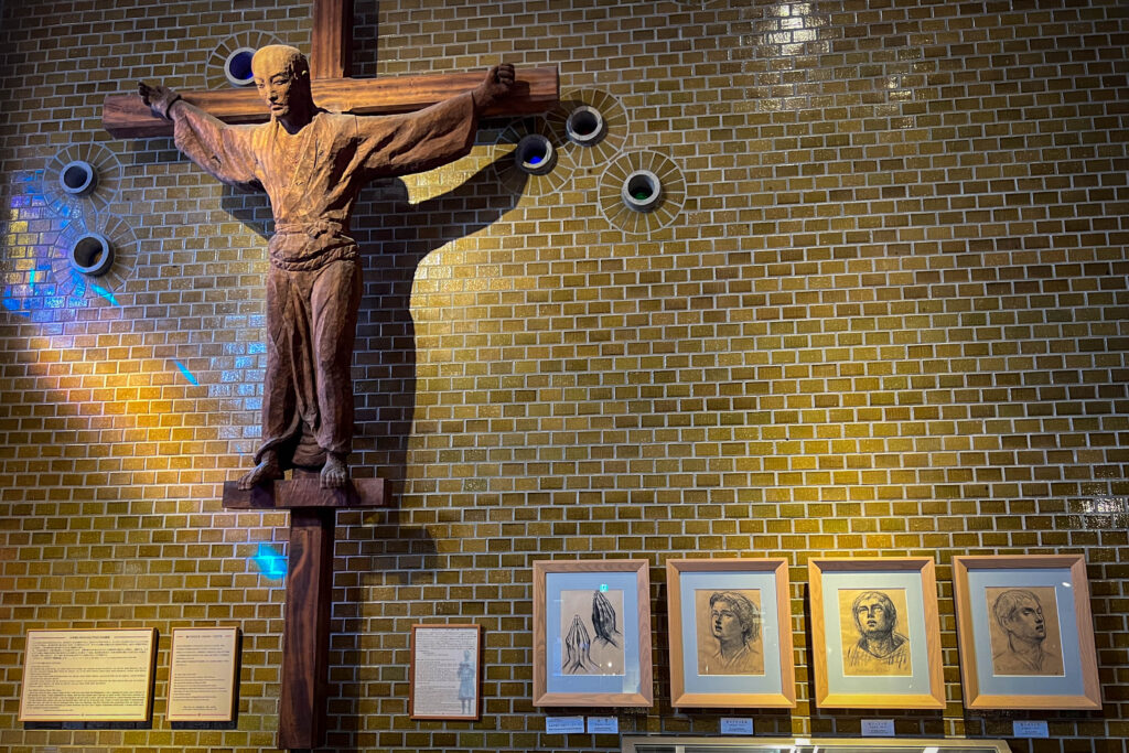 Nagasaki Museum of 26 Martyrs of Japan crucifixion