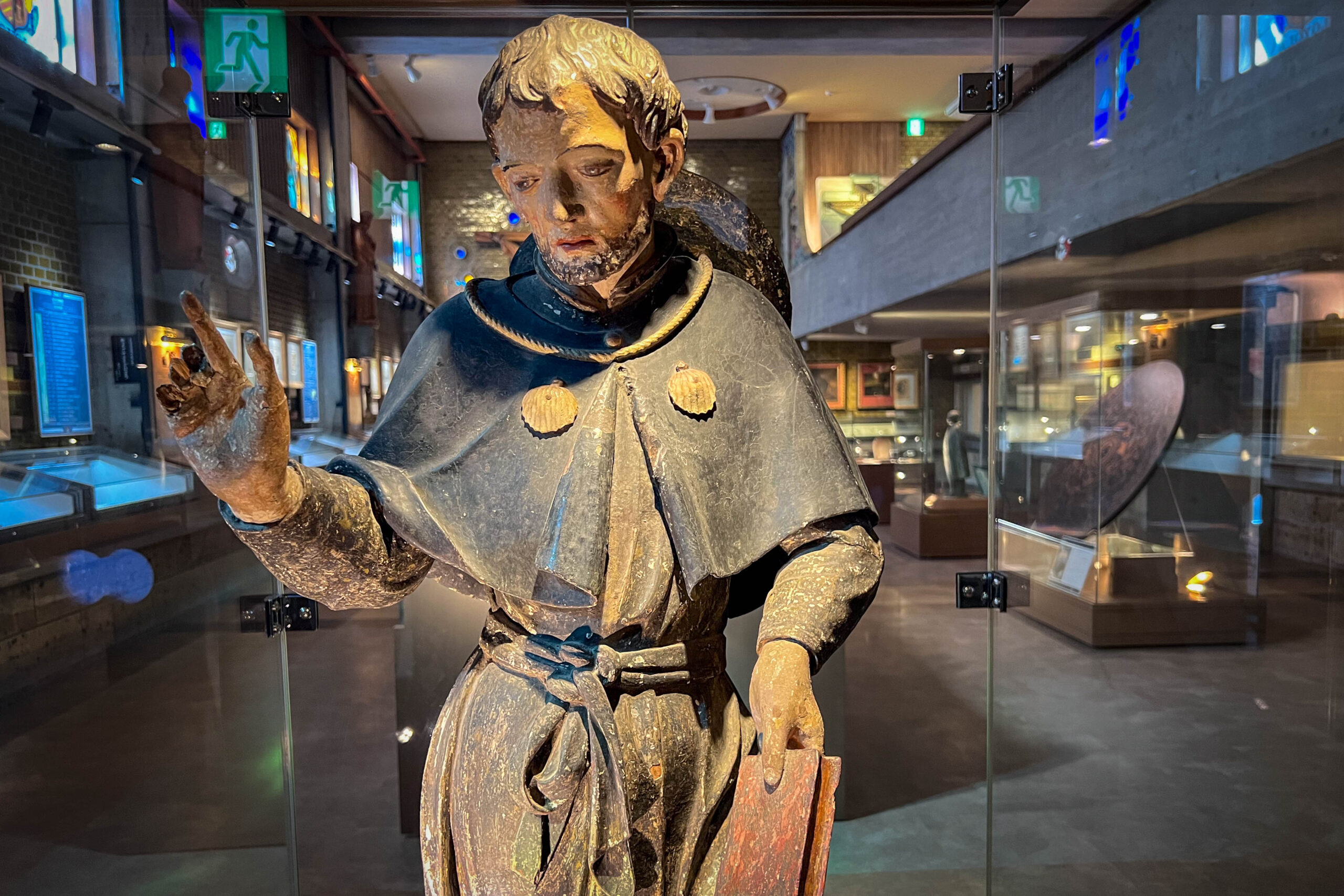 Nagasaki Museum of 26 Martyrs of Japan missionary statue