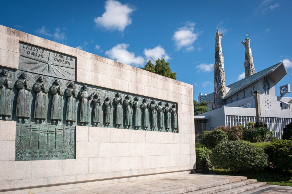 Nagasaki Museum of 26 Martyrs of Japan monument