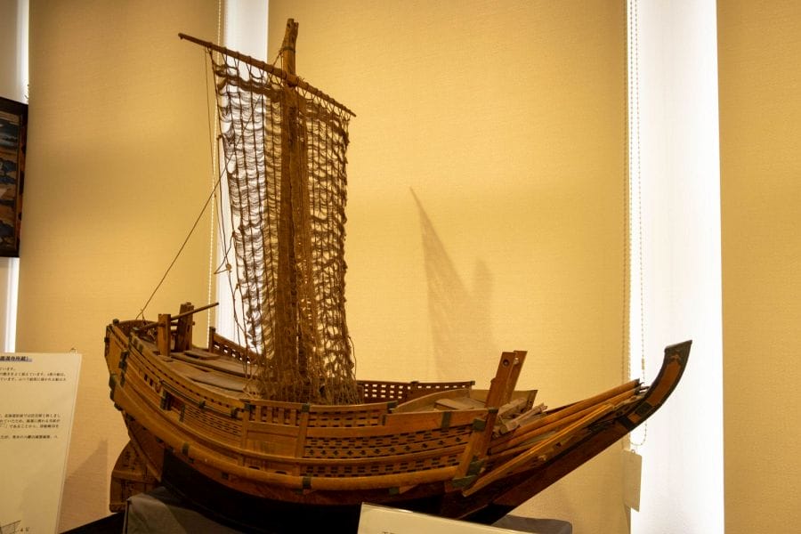Shinmachi kitamaebune merchant ship model