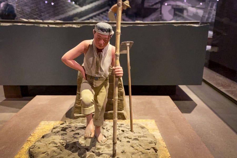 Tile Museum clay making diorama