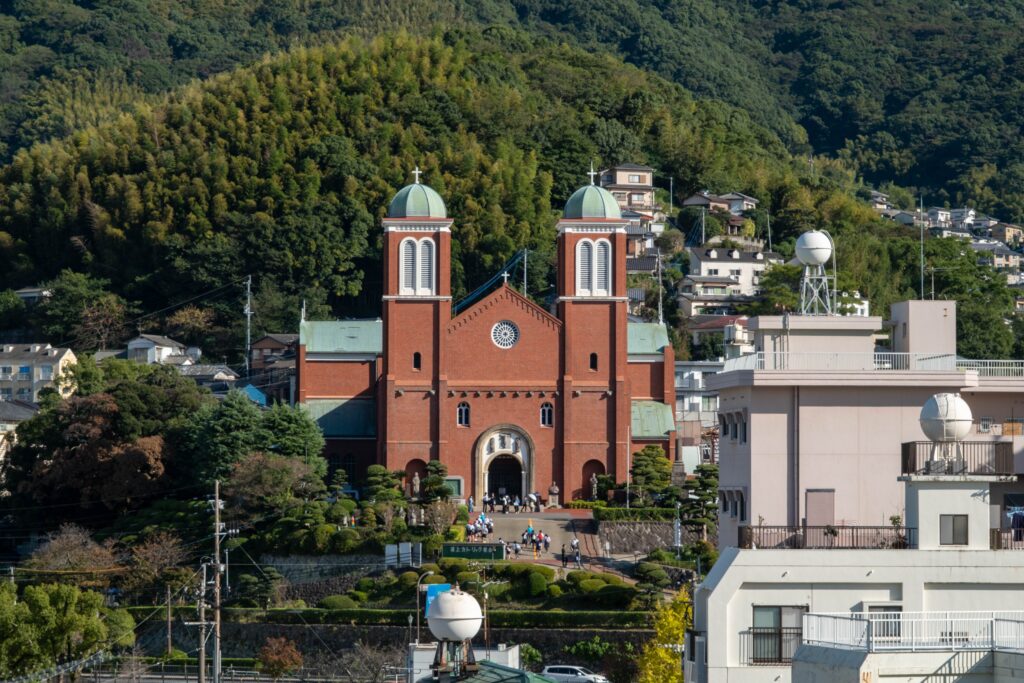 Urakami Cathedral from Peace Park