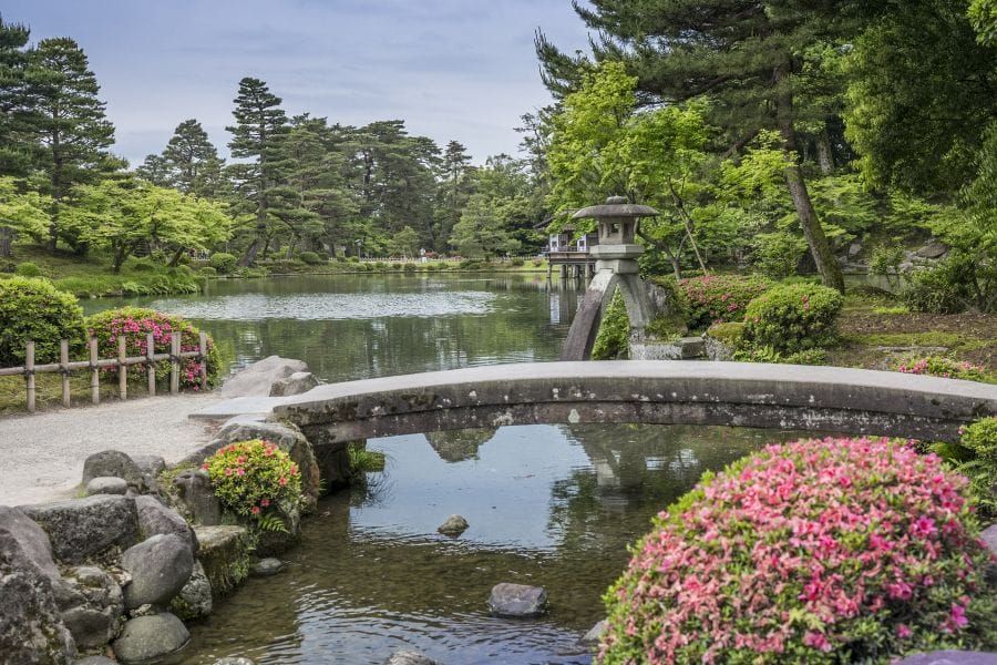 Kenroku-en Garden spring