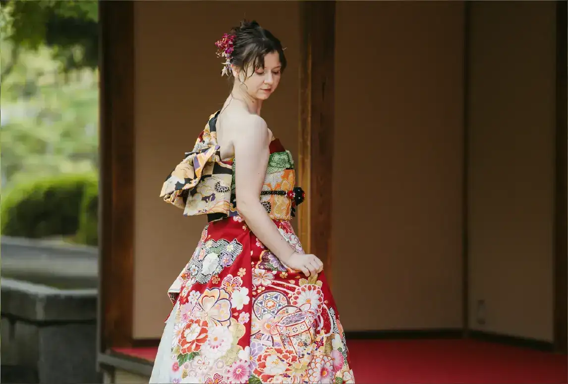 Kimono dress teahouse