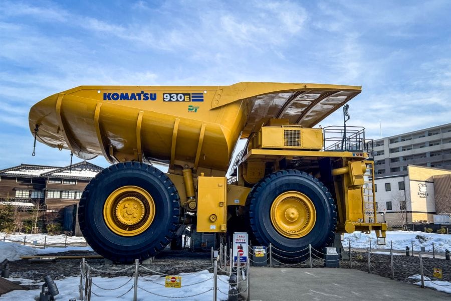 Komatsu Museum huge dump truck