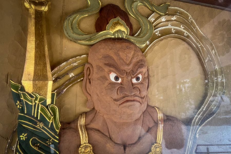 Nata-dera main gate Nio