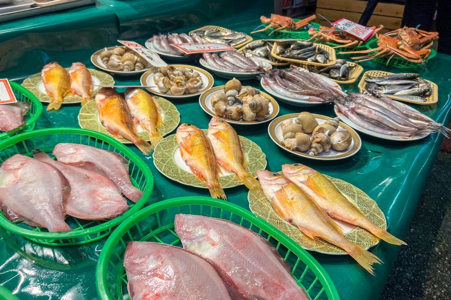 Omicho Market fishmonger