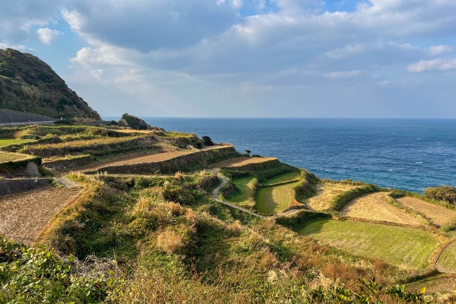 Hirado Sunset Way terraced rice fields