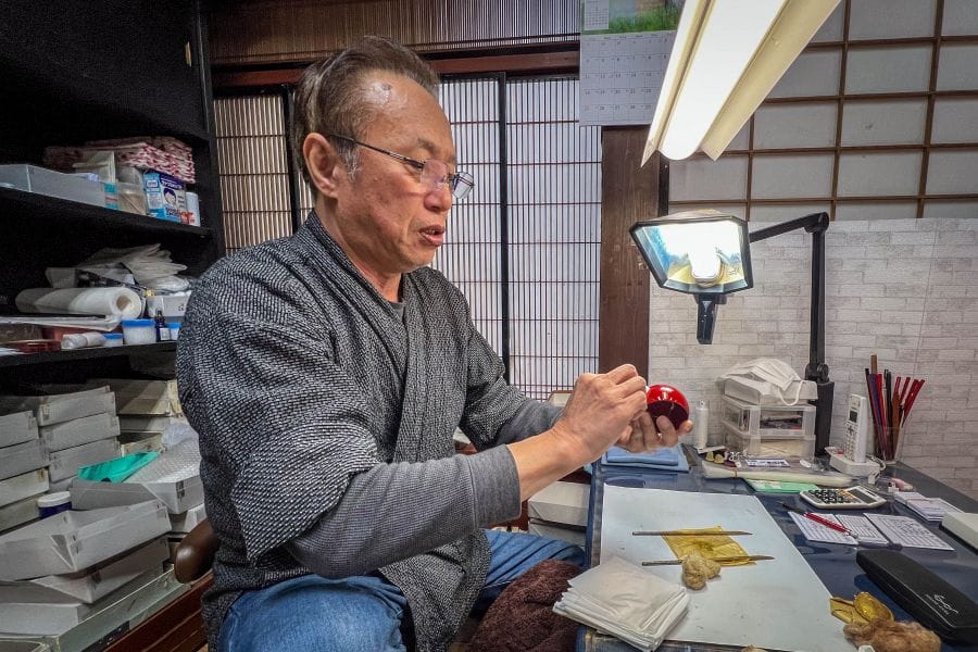 Yunokuni no mori Chinkin experience instructor