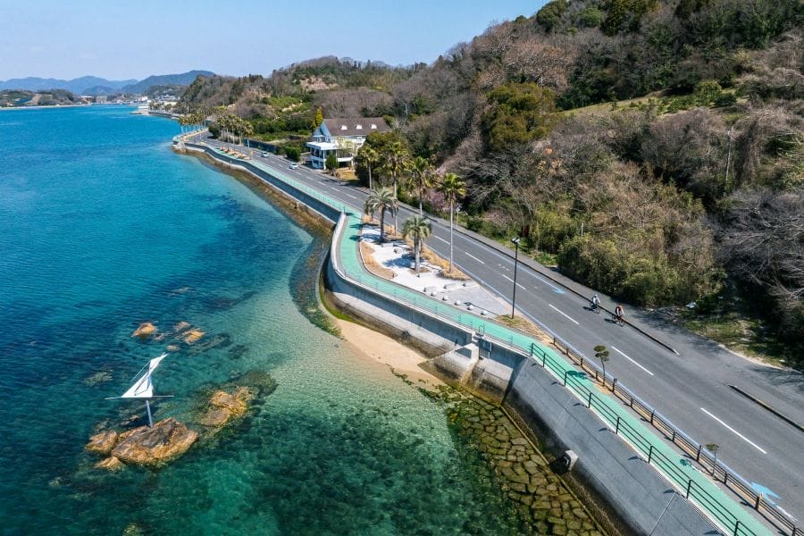 Cycling Shimanami 2026 pretty sea