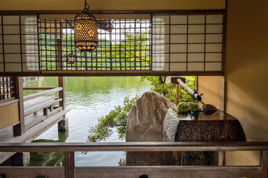 Hiroshima Airport Sankei-en Garden pavilion