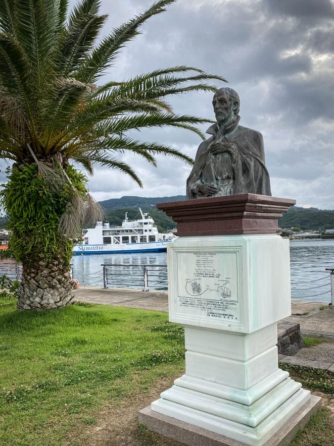 Kuchinotsu Alessandro Valignano missionary statue