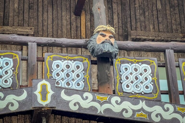 Akanko Ainu Village wood carvings