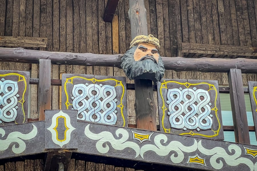 Akanko Ainu Village wood carvings