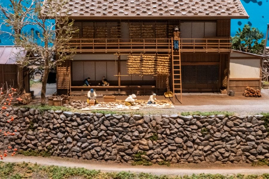 Omiya Museum of History and Folklore rural Showa diorama